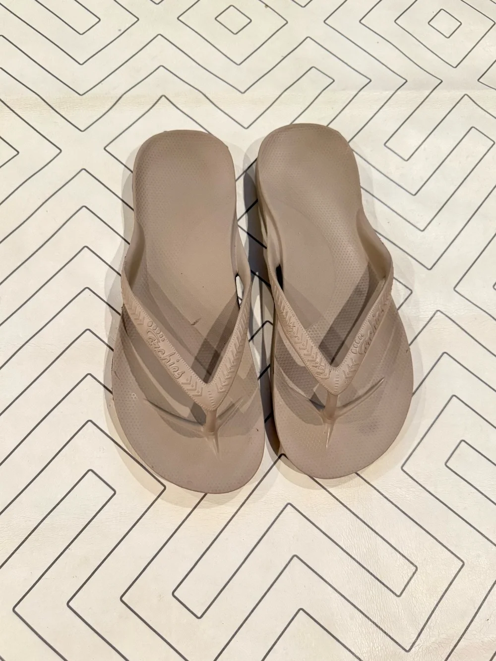 Archies Tan Thong Sandals